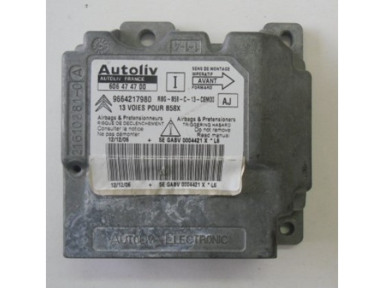 Centralina Airbag Citroën C4 Picasso 2004 2.0HDI ca46